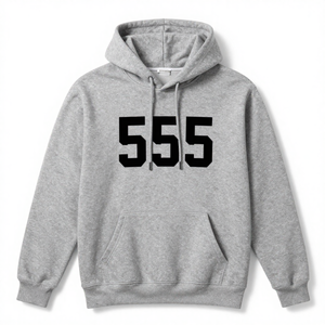 เสื้อฮู้ดพิมพ์ลายลำลอง ผ้าฝ้ายฟลีซ 555 พร้อมบริการปรับแต่งแบบ OEM ODM - Product Image 3