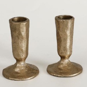 Porte-bougies en fer doré de style vintage pour centre de table de mariage, décoration intérieure, design classique, support à bougies - Product Image 2