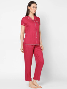 Chemise de nuit décontractée pour femme en tissu biologique ultra doux à col rond et imprimé floral, modèle best-seller, personnalisable, grandes tailles - Product Image 4