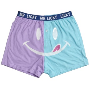 Boxer Homme en Coton Pur, Caleçon Long Hip-Hop Grande Taille avec Tissu Tricoté Sans Couture, Slip Unisexe - Product Image 2