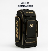 Bolsa de Cricket Premium Hit Zone, Bolsa de Viaje Deportiva Extra Grande, Almacenamiento Resistente y Duradero con Ruedas y Múltiples Compartimentos