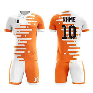 Uniformes de fútbol de poliéster sublimados de la mejor calidad al por mayor, uniformes de fútbol para equipos masculinos 100% poliéster para adultos - Product Image 5