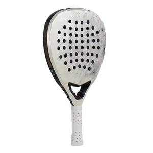 Raquette de padel en fibre de carbone 3K 12K 18K personnalisée en gros, fournisseur d'usine professionnel de raquettes de paddle-tennis OEM - Product Image 2