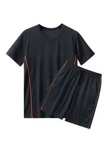 Premium Best Custom Men Summer <b>Tracksuit</b> Sportswear Breathable Causal With Solid Pattern Training Summer Wear <b>Tracksuit</b> For Men - Product Image 6