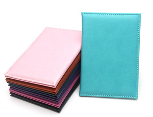 Custom Logo Mix Color <b>Leather</b> Blank <b>Passport</b> <b>Cover</b> Case Simple Travel Wallets with Card Holders for Men Adults - Product Image 3