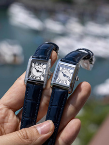 Leather Stainless Steel Rectangle Alexander Ferros 7281S-02 SAPPHIRE CRYSTAL Rubber 50 m Water Resistant Fashion - Product Image 4
