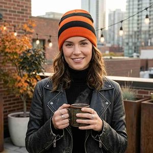 Gorro de Punto Personalizado al por Mayor, Gorro de Invierno con Logo Personalizado, Cálido, Unisex, de Punto Acrílico 100%, Bordado, para Adultos - Product Image 4