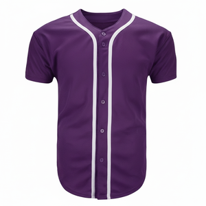 Dernier modèle de maillot de baseball pour homme, entièrement sublimé, personnalisable, en matériaux de qualité supérieure, faible MOQ, en vente - Product Image 3