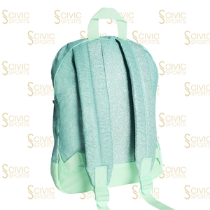 Sac à dos unisexe personnalisé en polyester scintillant avec poignée souple, sac d'école unisexe, sac à dos en tissu pailleté de haute qualité - Product Image 2