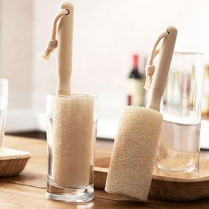 Esponja de lufa biodegradable con mango, venta al por mayor, cepillo corporal natural, cepillos de baño de ducha ecológicos - Product Image 6