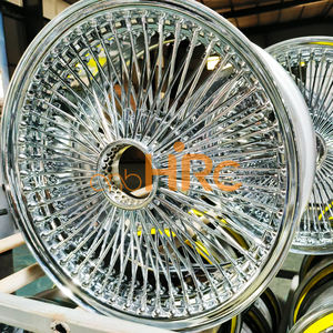 Roues en fil d'or 13x7 14x6 14x7 17x9 13 <span class=keywords><strong>14</strong></span> 15 16 <span class=keywords><strong>17</strong></span> 18 19 20 22 pouces 72 80 100 rayons 1996 1987 chromé Cross Lace MG TC TD TF - Product Image 4