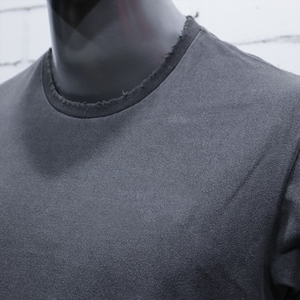 เสื้อยืดคอตตอนวินเทจทรงโอเวอร์ไซส์ คอกลม สไตล์สตรีทแวร์ สำหรับผู้ชาย - Product Image 3