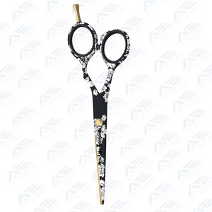 Ciseaux de barbier professionnels Apto Enterprises AE-9683 en acier inoxydable japonais 440c - Design personnalisé écologique pour usage en salon - Product Image 3