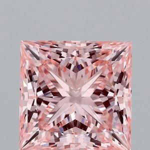 PRINCESA 3,53 CTS Fancy Vivid Pink Diamante suelto VS1 EX Slight 8,36-8,24-5,80 70,4 73 - Product Image 1