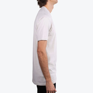 เสื้อยืดคอกลมแขนสั้นผู้ชาย สีขาว ทรงปกติ ผ้าฝ้าย พรีเมียม ทรงพอดีตัว - Product Image 4