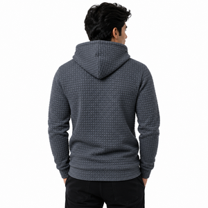 Sweat-shirts à capuche surdimensionnés pour hommes, en coton épais mélangé, style streetwear, pull chaud d'hiver, fournisseur OEM en gros sur mesure - Product Image 3