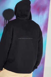 High Quality Heavyweight Pullover Hoodie French Terry Hoodies Drop Shoulder Long <b>Strings</b> Heavy Oversized Men Hoodies - Product Image 3