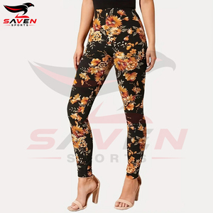 Comfortable Activewear Elastic High Waist Stretchable Fabric Good Supplier With Wholesale Rate OEM ODM Service Women Legging - Product Image 2