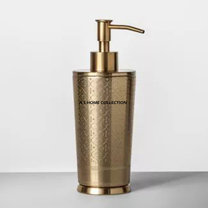 Distributeur de savon design martelé, best-seller pour salle de bain, nouveau porte-savon noir fini classique, fait main et personnalisé - Product Image 4