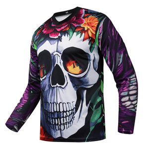 Maillot de hockey sur glace unisexe à manches longues, col en V, sublimé, respirant, anti-humidité, 140g polyester, pour adultes - Product Image 6