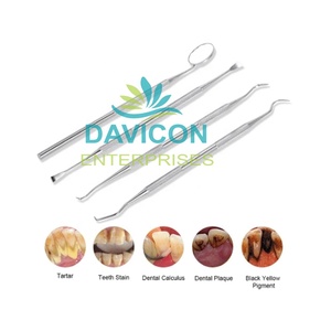 Kit d'outils dentaires chirurgicaux de 4 pièces en acier inoxydable | Outils dentaires de meilleure qualité - Product Image 2