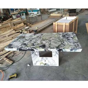 Luxury Modern Custom Design <b>White</b> Marble Rectangular <b>Dining</b> <b>Table</b> Living <b>Room</b> Furniture Home Furniture - Product Image 4