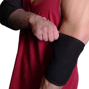 Manchons de coude de Compression en néoprène de 7mm, prix de gros, Logo personnalisé, Support de coude, attelle de levage de puissance - Product Image 5