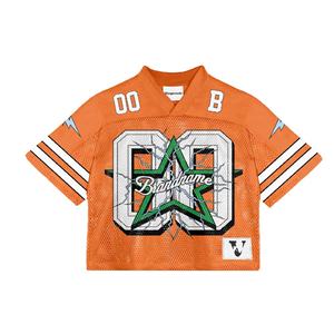 T-shirt en jersey Pro Street Mesh – T-shirt Hip Hop à col en V avec motif personnalisé – Haus Industries - Product Image 4