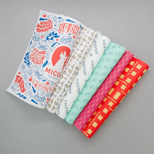 Food Safe Grade Eco-Friendly Recyclable <b>Burger</b> Cheese <b>Wrapping</b> 40g White Greaseproof Sandwich <b>Paper</b> Microwave Safe Custom Logo - Product Image 3