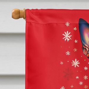 Miniature Pinscher Holiday Christmas Decorative Yard Banner Artwork Large Porch Sleeve <b>Pole</b> Wall Hanging Multicolor <b>Flag</b> - Product Image 3