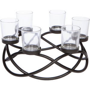AWE Designer Iron <b>Candle</b> Holder Modern Decorative Durable Heat Resistant Eco-Friendly Light Weight Piece Home Office Dining Area - Product Image 1