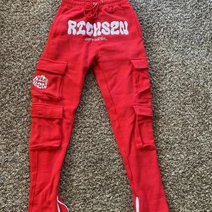 Pantalon de survêtement à jambe droite en polaire délavée Streetwear Pantalon de survêtement vintage en polaire respirant et à séchage rapide - Product Image 3