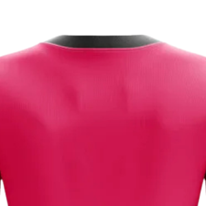 เสื้อโปโลคริกเก็ตแขนสั้นสีชมพู-ดำสำหรับผู้ชาย แบบซับลิเมชั่น เหมาะสำหรับเล่นกีฬา แข่งขัน และเป็นชุดทีม - Product Image 3