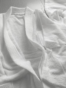 Peignoir en coton doux pour hommes et femmes, très absorbant, en tissu éponge, idéal pour la douche, la salle de bain, le spa, l'hôtel, la station balnéaire - Product Image 6