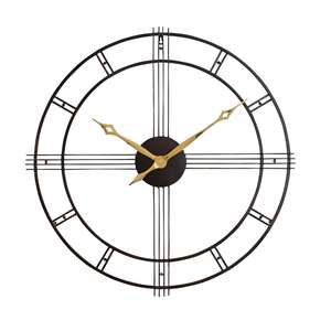 L'horloge murale en métal la plus vendue peut rehausser l'apparence professionnelle des locaux commerciaux, magnifiquement conçue par KHOOSI OVERSEAS. - Product Image 1