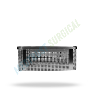 Mini Sterilization <b>Basket</b> With Lid Stainless Steel Surgical Instrument Tray Medical Autoclave Storage <b>Basket</b> - Product Image 3