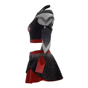 Traje de Majorette Personalizado de Alto Rendimiento, Tela Premium, Calidad para Actuaciones en Escenario, Eventos para Mujeres Adultas - Product Image 3