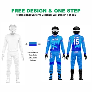 Traje de Motocross para Hombre de Tela de Secado Rápido de Alta Calidad, Nuevo Diseño Vintage con Impresión por Sublimación, Jersey y Pantalón de Carreras MX - Product Image 2