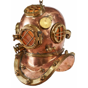 Casque de plongée de qualité supérieure en bronze huilé, réplique de casque de plongée antique en cuivre, casque de plongée sous-marine vintage maritime - Product Image 6