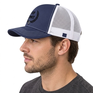 Casquette de camionneur personnalisée, dos en maille tendance, fermeture à pression, devant en mousse, tissu en toile respirant, ajustement confortable, décontractée, pour l'extérieur et les voyages, OEM - Product Image 3