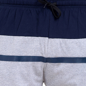 Shorts de sport pour homme en molleton de coton avec cordon de serrage et lettres imprimées personnalisées - Product Image 4