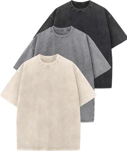 เสื้อยืดโอเวอร์ไซส์ 425GSM ผ้าฝ้าย 100% แห้งเร็ว ระบายอากาศได้ดี สำหรับผู้ชาย ผู้หญิง ใส่ได้ทั้งสองเพศ ไซส์ US รับสกรีนโลโก้ - Product Image 6