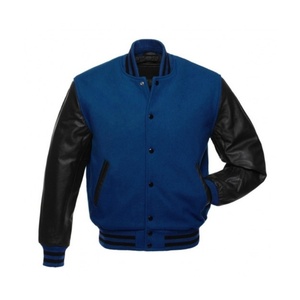 Custom Baseball Jacket With Custom logo Man Cropped <b>Wool</b> Wholesale Blank Custom Printing logo Baseball Jacket Varsity Jacket - Product Image 1