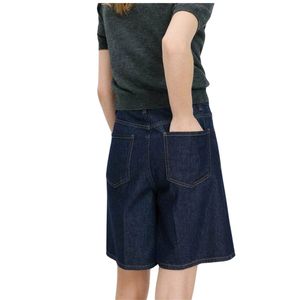 Shorts en jean taille haute pour femme, personnalisables en gros, de haute qualité, respirants, écologiques, style Y2K streetwear, unis, décontractés, été, sur mesure - Product Image 3