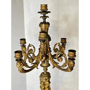 Ensemble de porte-bougies modernes en métal argenté, hauts et fins, pour bougies coniques, centre de table décoratif minimaliste - Product Image 4