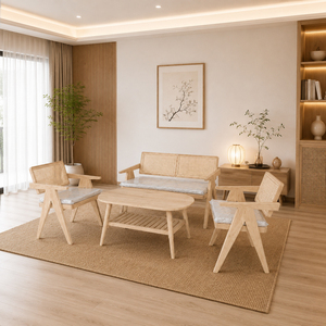 Minimalist <b>Solid</b> Teak Oval Teak Slatted Coffee Table High Quality Bleach Finish with Open Shelf for Hotel Lounge Wholesale - Product Image 6