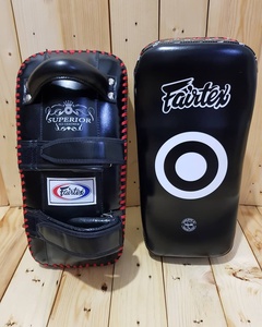 Professional Genuine Leather Kick <b>Pads</b> Superior Muay Thai Training for Boxing MMA Made with EVA PU <b>Foam</b> Protective - Product Image 5