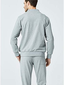 Ensemble de survêtement polaire pour homme 2026, demi-zip, jogging, 2 pièces, personnalisable, vente en gros, tenues de sport athlétiques - Product Image 5