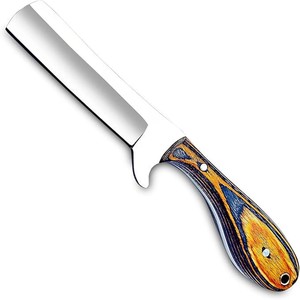 Cuchillo utilitario de cuero Cowboy Bull Cutter de hoja fija, espiga completa de acero inoxidable, mango de madera, para uso industrial - Product Image 2