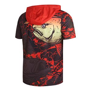 Camisetas con Capucha Sublimadas para Hombre, Ligeras, Transpirables, Ecológicas, de Secado Rápido, Verano, Fabricante OEM al por Mayor - Product Image 2